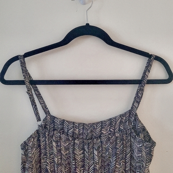 LOFT Inked Feather Print Jumpsuit - Picture 5 of 13